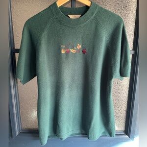 Vintage Teddi Short Sleeve Sweater